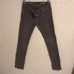 Gap skinny gray corduroy pants